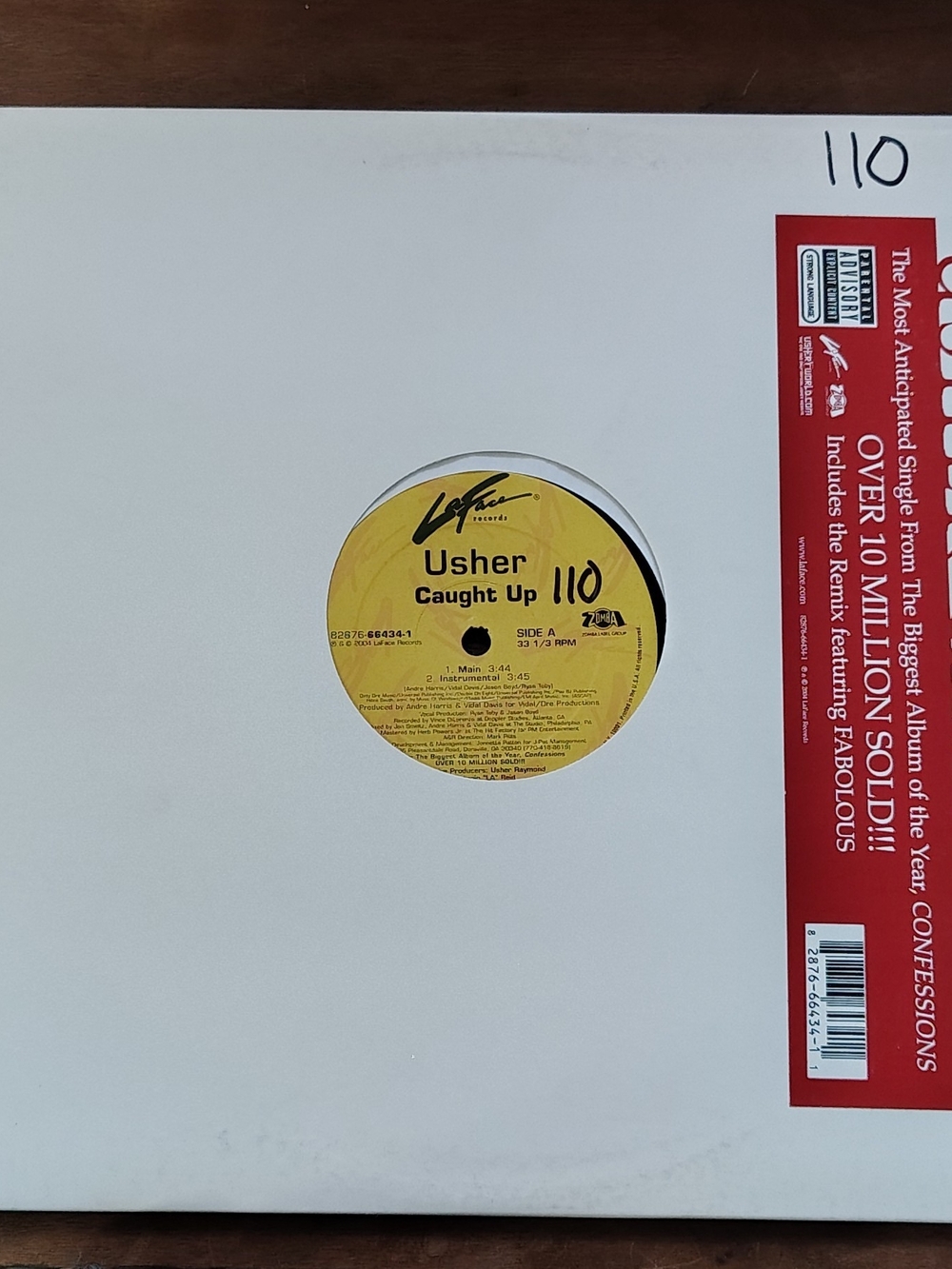 Usher - Caught Up - LeFace Records - 82876-66434-1 - Vinyl - 2004 - R&B/Hip Hop